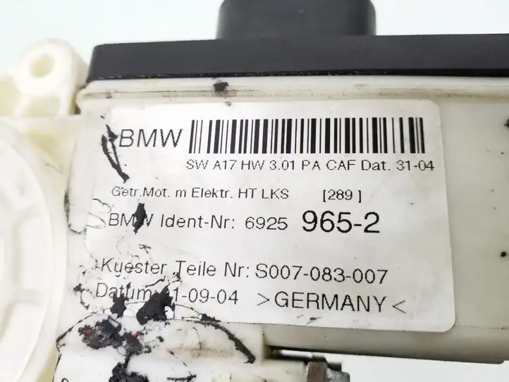 BMW X3 E83 (2003 - 2010) 6925965 Стеклоподъемник задней двери — фото 5