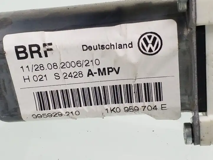 Volkswagen Touran I (2003 - 2010) 1K0959704E Стеклоподъемник задней двери — фото 2