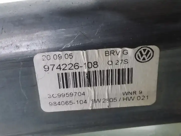 Volkswagen PASSAT B6 (2005 - 2010) 3C9959704 Стеклоподъемник задней двери — фото 5