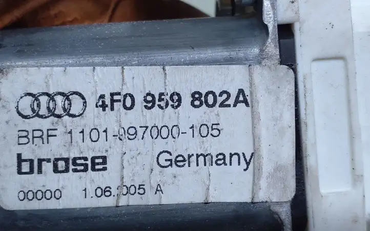 Audi A6 S6 C6 4F (2004 - 2008) 4F0959802A Стеклоподъемник задней двери — фото 6