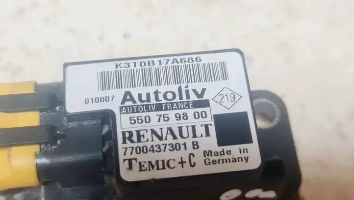 Renault Scenic I (1996 - 2003) 7700437301B Датчик удара SRS — фото 3