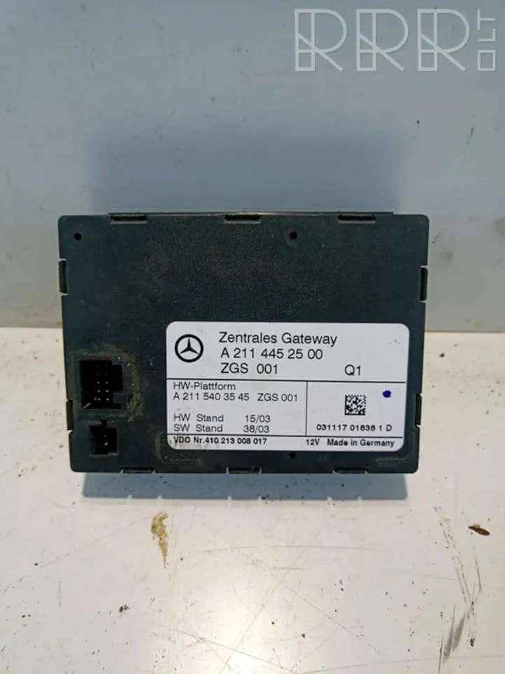 A2115403545 Mercedes-Benz E W211 Gateway valdymo modulis