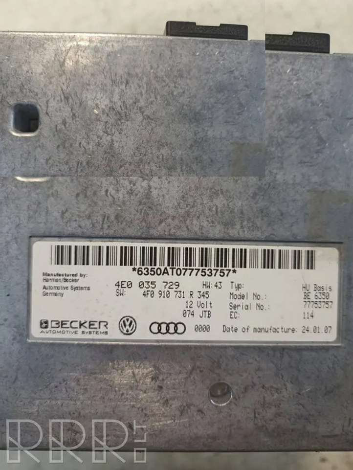 Audi A6 (2004 - 2008)  4E0035729 Блок управления MMI
