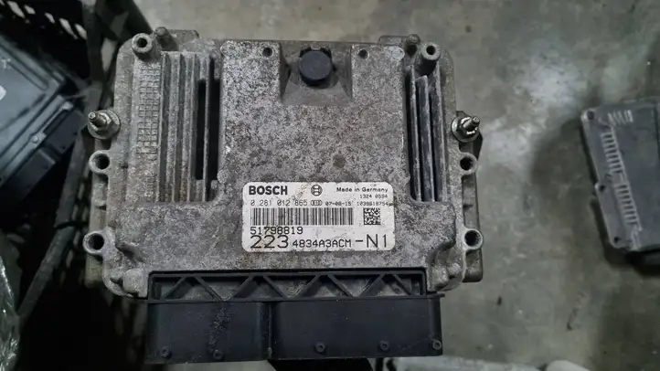 Fiat Doblo (2000 - 2009) 0281012865 Блок управления двигателем (ЭБУ) — фото 1