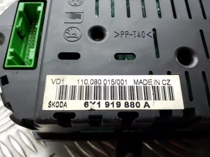 Skoda Fabia Mk1 (6Y) (1999 - 2007) 6Y1919880A Спидометр — фото 4