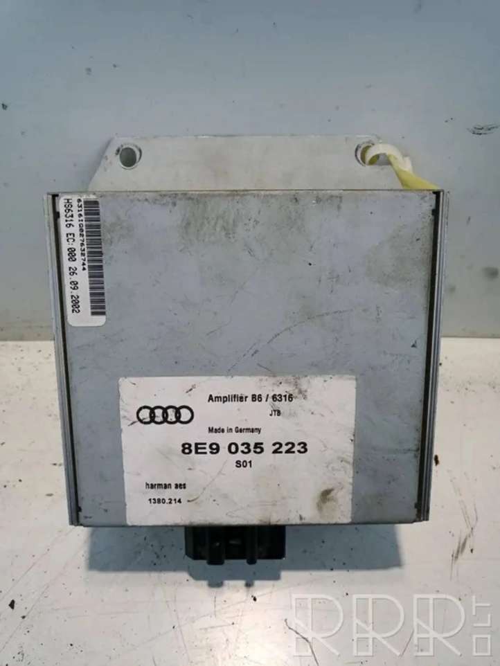 8E9035223 Audi A6 S6 C5 4B Garso stiprintuvas