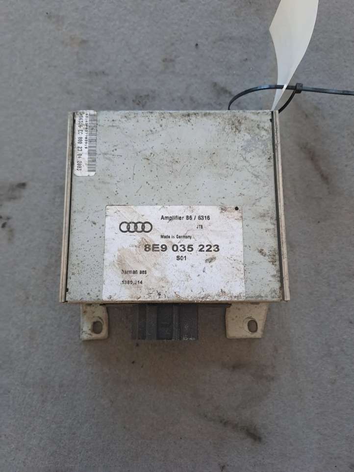 8E9035223 Audi A4 S4 B6 8E 8H Garso stiprintuvas