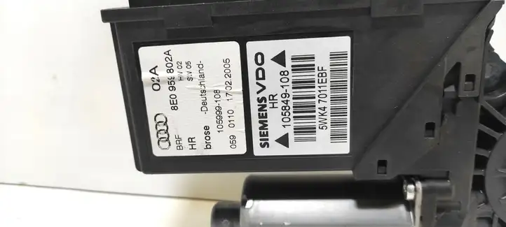 Audi A4 S4 B7 8E 8H (2004 - 2009) 8E0959802A Стеклоподъемник задней двери — фото 5