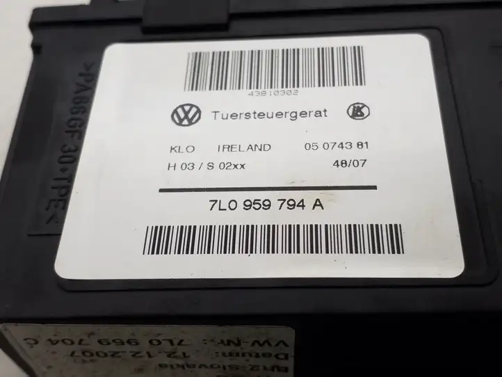 Volkswagen Touareg I (2002 - 2010) 7L0959794A Стеклоподъемник задней двери — фото 3