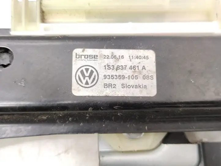 Volkswagen Up (2011 - ) 1S3837461A Стеклоподъемник передней двери — фото 9