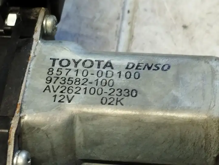 Toyota Auris 150 (2006 - 2012) 857100D100 Стеклоподъемник передней двери (комплект) — фото 3