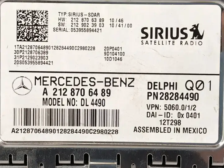 Mercedes-Benz E W212 (2009 - 2016) DALISID1072 Модуль голосового управления — фото 2