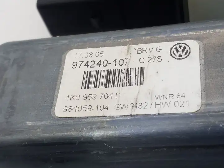 Volkswagen PASSAT B6 (2005 - 2010) 1K0959704D Стеклоподъемник задней двери — фото 3