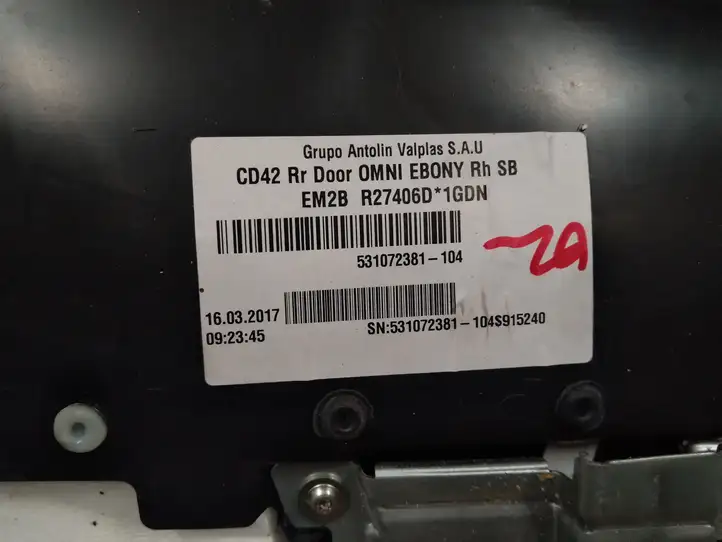 Ford S-MAX (2015 - ) Обшивка задней двери — фото 3
