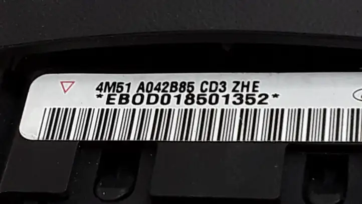 Ford Focus (2005 - 2008) 4M51A042B85 Подушка безопасности руля — фото 3