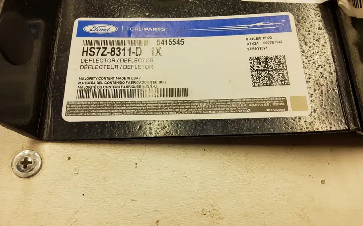 Ford Fusion II (2013 - ) HS7Z8311D Дефлектор воздуха — фото 3