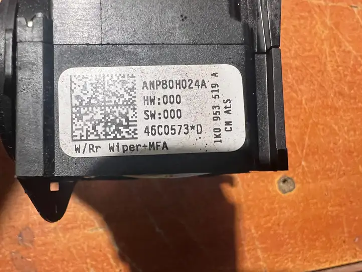 Seat Leon (1P) (2005 - 2012) 1K0953519A Переключатель стеклоочистителей — фото 2