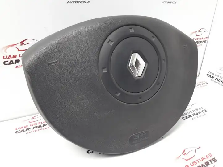 Renault Megane II (2006 - 2008) 8200381849 Подушка безопасности руля — фото 5
