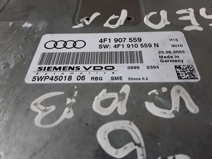 Audi A6 S6 C6 4F (2004 - 2008) 4F1907559 Блок управления двигателем (ЭБУ) — фото 3