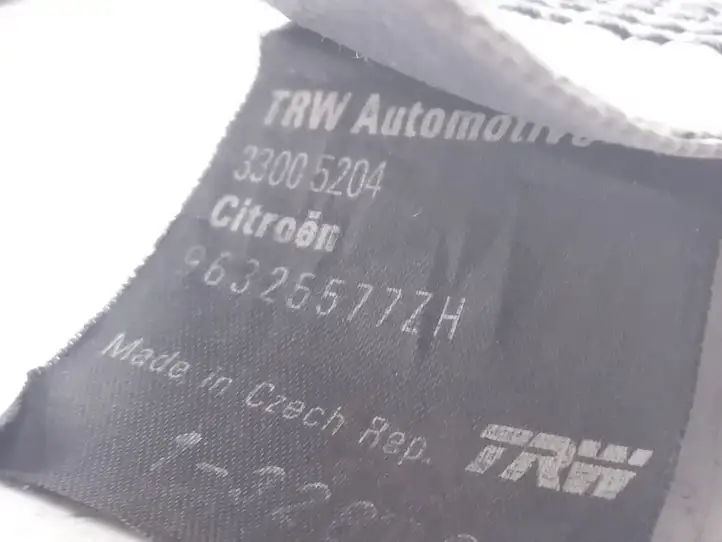 Citroen C5 (2001 - 2004) 96325577ZH Задний ремень безопасности — фото 4