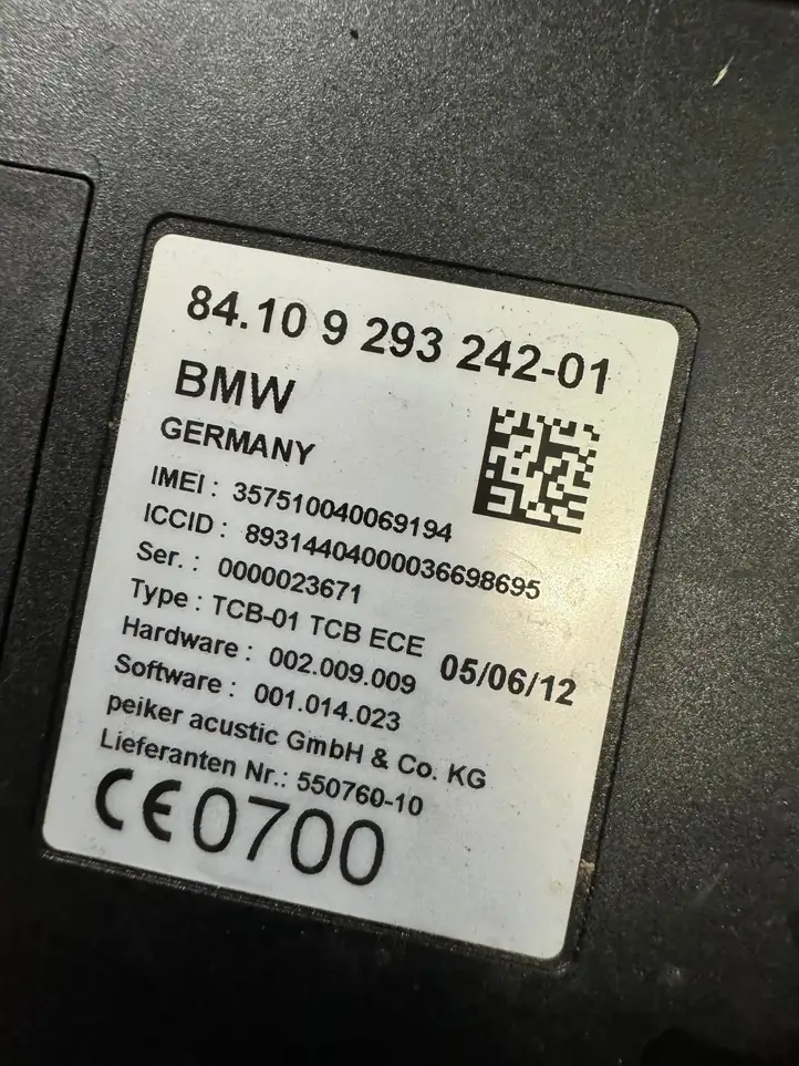 BMW 7 F01 (2008 - 2016) 9293242 Блок GSM — фото 4