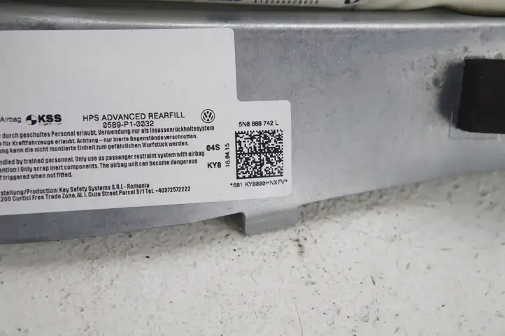 Volkswagen Tiguan (2011 - 2016) 5N0880742L Боковая подушка безопасности шторка — фото 5