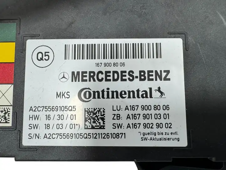 Mercedes-Benz GLS X167 (2019 - ) 1678003300 Блок управления сиденьем — фото 7