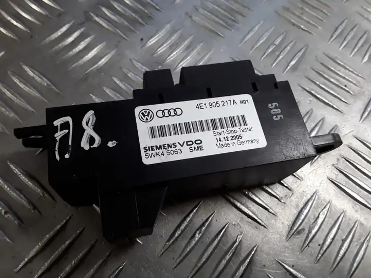Audi A8 S8 D3 4E (2005 - 2007) 4E1905217A Включатель зажигания и стартера — фото 2