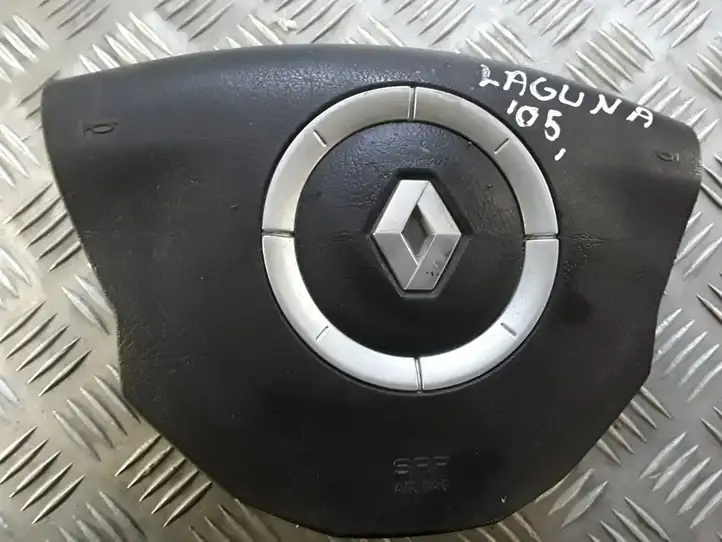 Renault Laguna II (2001 - 2005) 8200284550B Подушка безопасности руля — фото 1