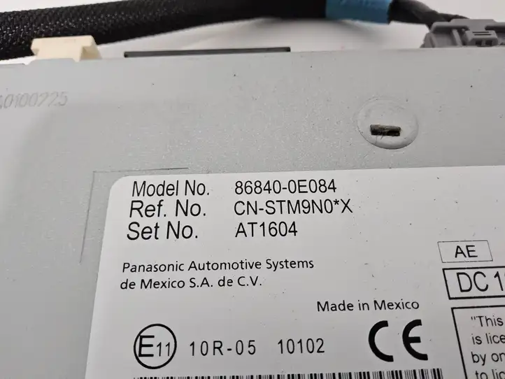 Toyota Sienna XL40 IV (2021 - ) 868400E084 Контроллер мультимедийной системы — фото 5