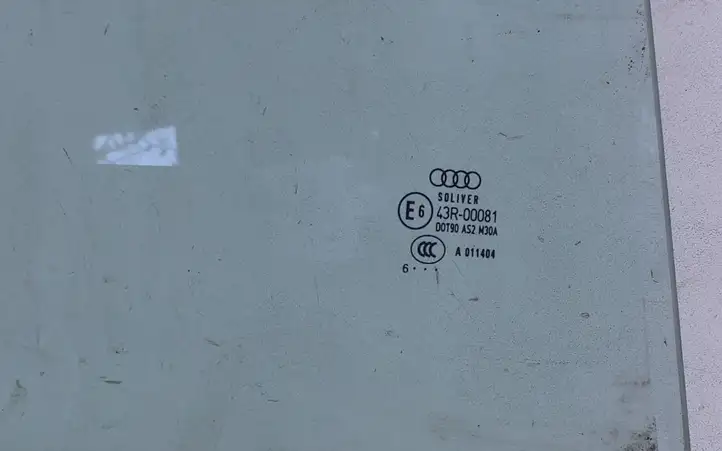 Audi A4 S4 B7 8E 8H (2004 - 2009) DOT90AS2M30A Стекло задней двери — фото 2
