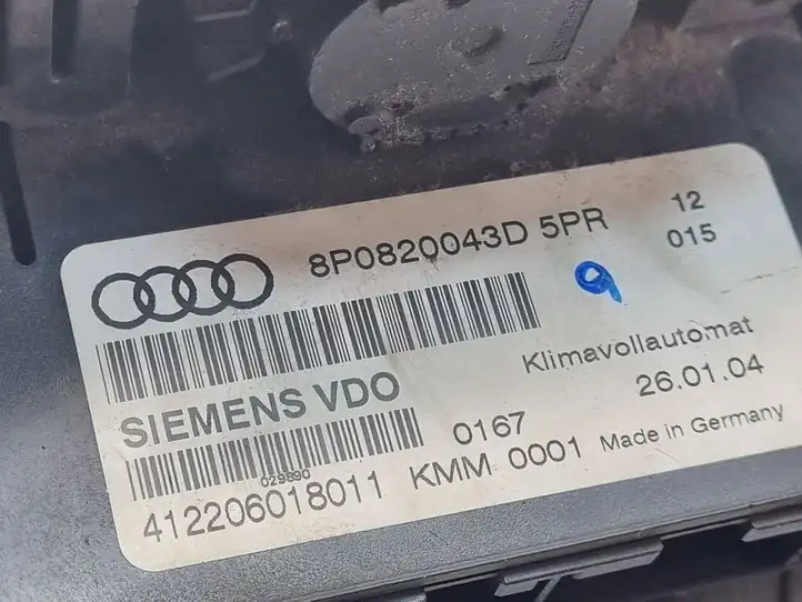 Audi A3/S3 8P (2004 - 2008) 8P0820043D Блок управления климат-контролем — фото 6