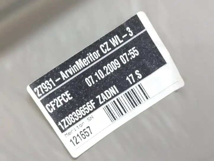 Skoda Octavia Mk2 (1Z) (2004 - 2013) 1Z0839656F Стеклоподъемник задней двери без мотора — фото 2