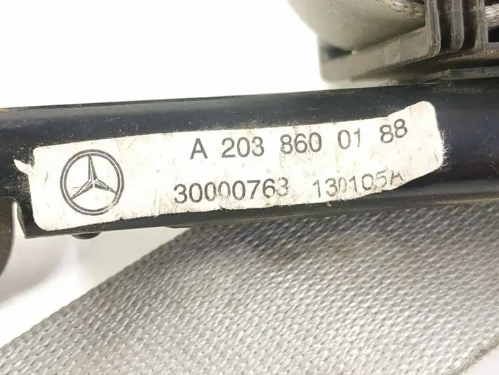 Mercedes-Benz C W203 (2000 - 2007) Передний ремень безопасности — фото 9