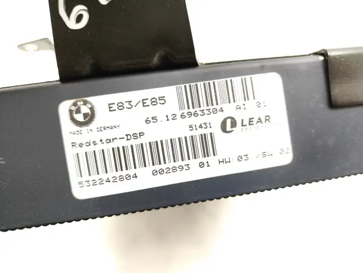 BMW X3 E83 (2003 - 2010) 65126963304 Усилитель звука — фото 3