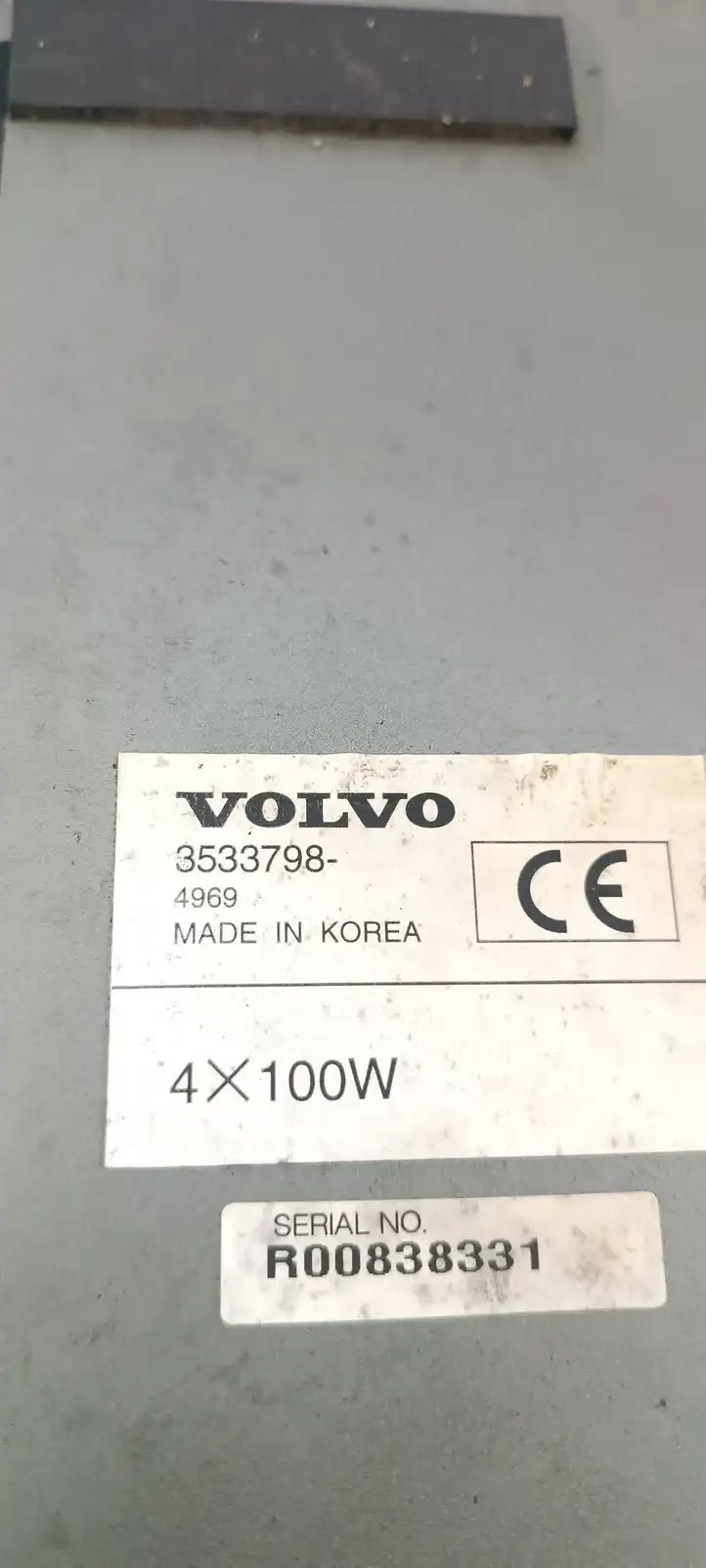 Volvo C70 (1998 - 2005) 3533798 Усилитель звука — фото 4