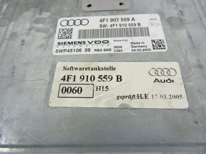 Audi A6 S6 C6 4F (2008 - 2011) Блок управления двигателем (ЭБУ) — фото 4