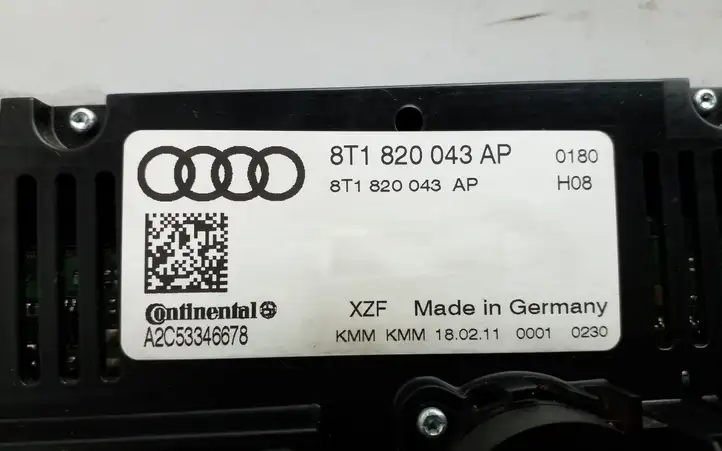 Audi Q5 SQ5 (2008 - 2012) 8T1820043AP Блок управления климат-контролем — фото 5