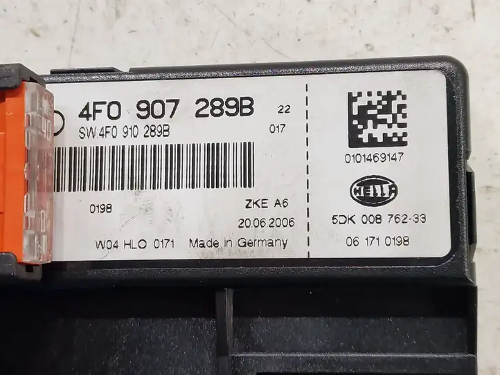 Audi A6 S6 C6 4F (2004 - 2008) 4F0907289B Модуль комфорта — фото 2
