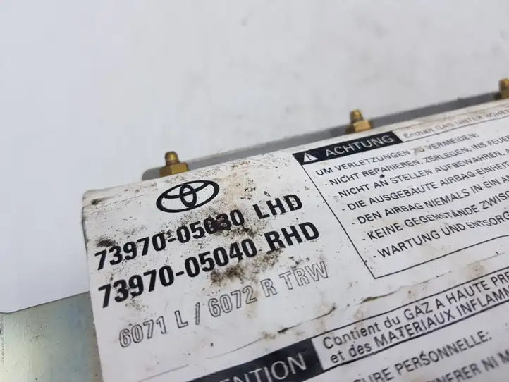 Toyota Avensis T220 (2000 - 2003) 7397005030 Подушка безопасности пассажира — фото 2