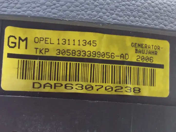 Opel Astra H (2004 - 2009) 13111345 Подушка безопасности руля — фото 3