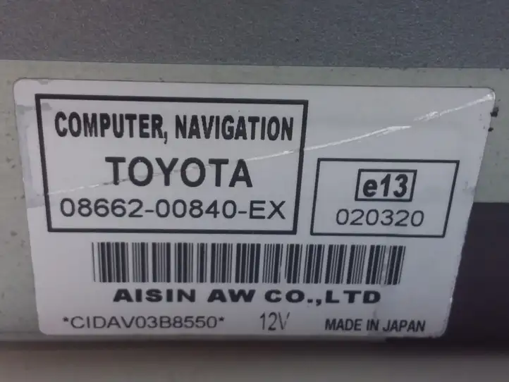 Toyota Previa (XR30, XR40) II (2000 - 2006) 0866200840 Навигационный привод CD/DVD — фото 4