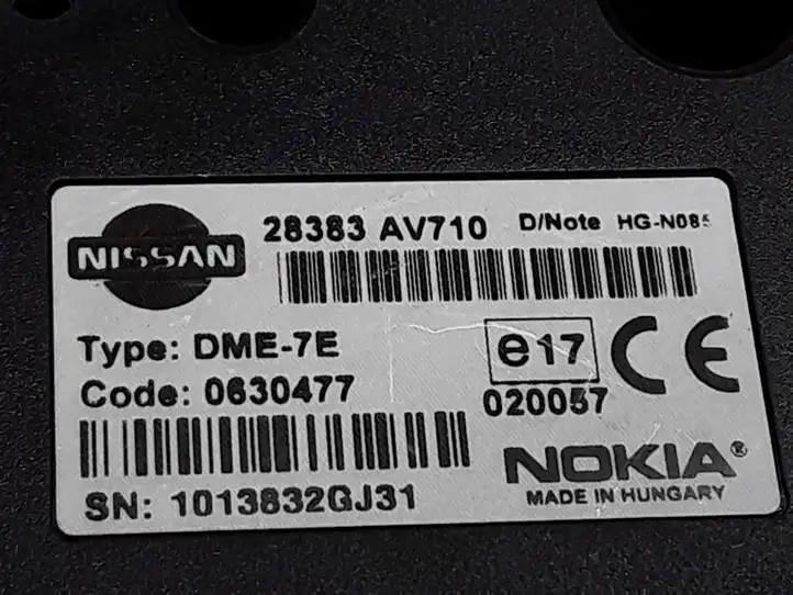 Nissan Primera (2001 - 2008) 28383AV710 Прочие блоки управления — фото 3