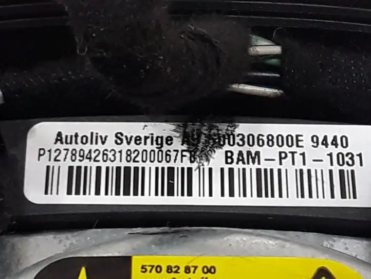 Saab 9-3 Ver2 (2003 - 2007) 570828700 Подушка безопасности руля — фото 2
