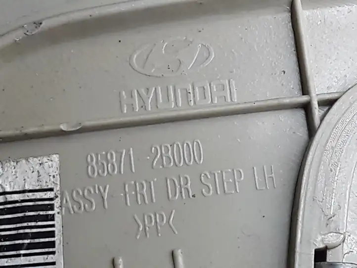Hyundai Santa Fe (2005 - 2009) 858712B000 Внутренняя отделка переднего порога — фото 2