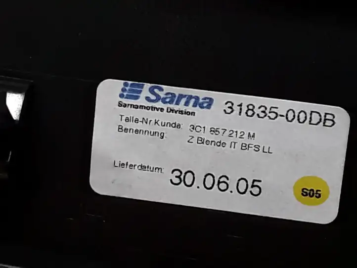 (2005 - 2010) 3C1867212M Отделка внутренней панели салона — фото 2