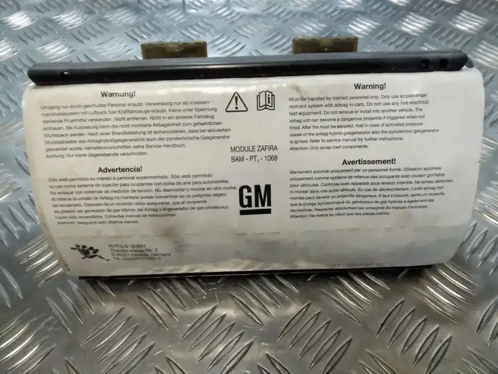 Opel Zafira B (2008 - 2014) 601762300 Подушка безопасности пассажира — фото 1