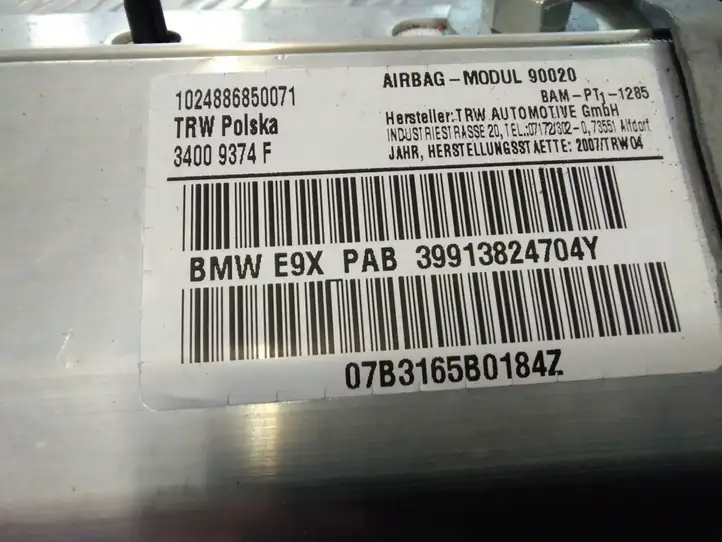 BMW 3 E90 E91 (2005 - 2012) 34009374F Подушка безопасности пассажира — фото 2