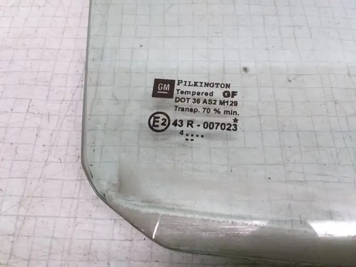 Opel Vectra C (2002 - 2005) 43R007023 Стекло задней двери — фото 3