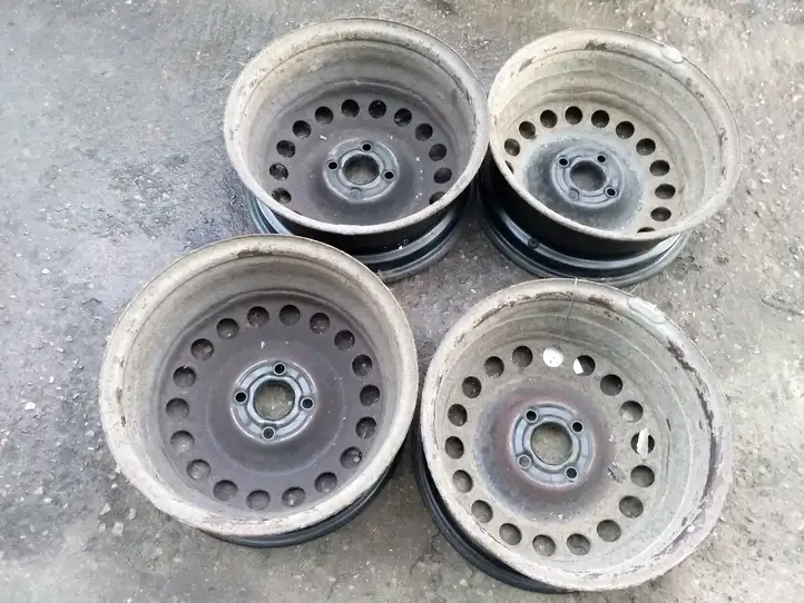 Opel Astra G (1998 - 2004) 2150143 Стальной штампованный диск R15 — фото 3
